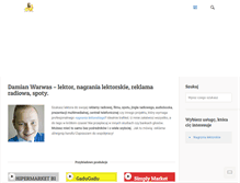 Tablet Screenshot of damianwarwas.pl